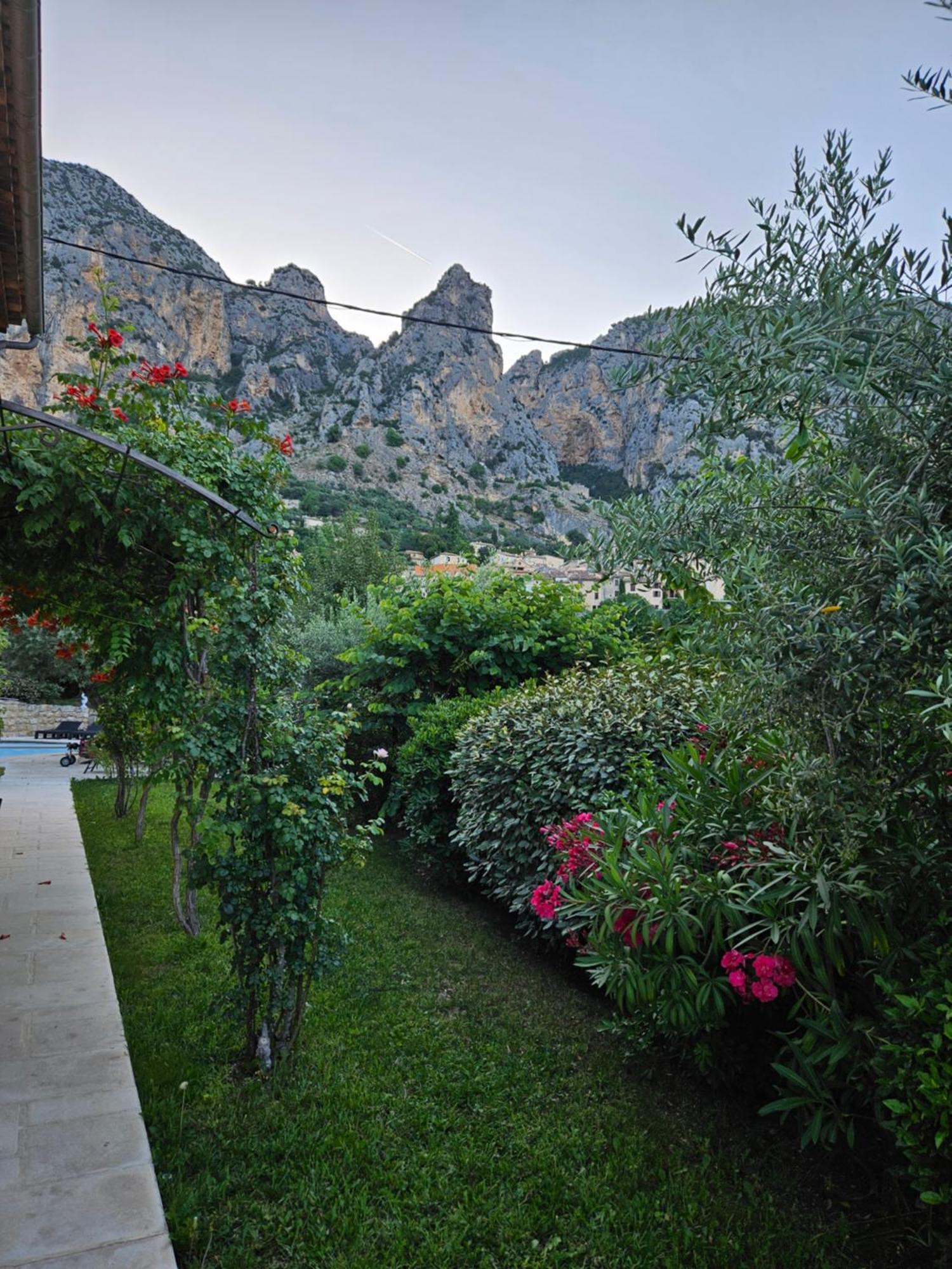 Bed and Breakfast Bastide des Oliviers Moustiers-Sainte-Marie Exterior foto